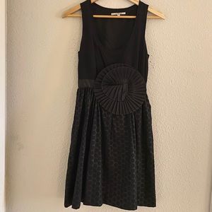Anthropologie Wendy Katzen Alcee Black Party Dress
